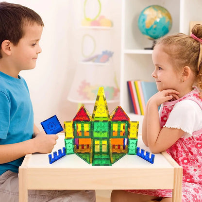 Tytan Tiles 220-Piece Supersized Magnetic Tiles Building Set Tytan