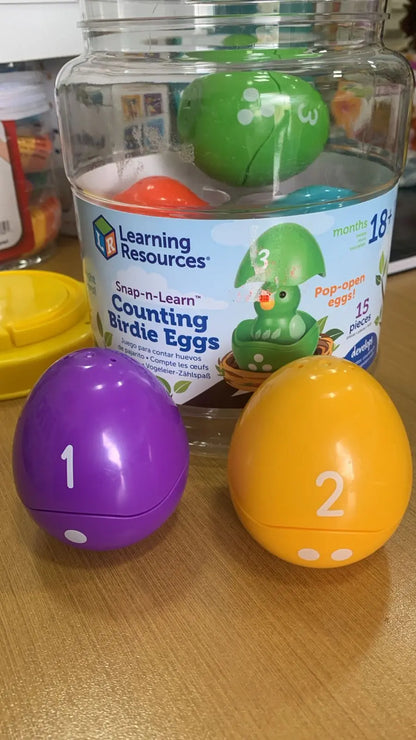 Snap-n-Learn Counting Birdie Eggs Learning Resource
