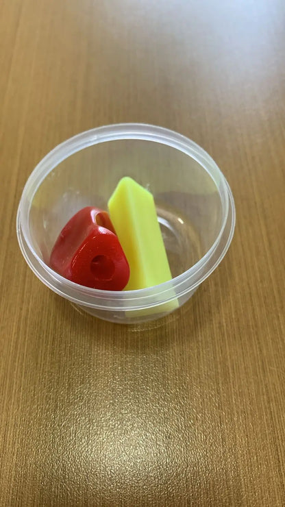 Kit 2 Stetros adaptadores cores sortida 1 pote plástico Da Vinci School Supplies