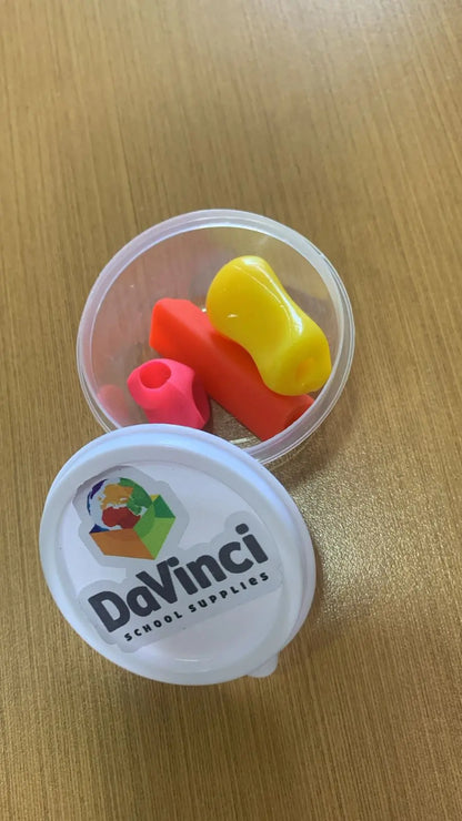 Kit 3 Stetros adaptadores cores sortida 1 pote plástico Da Vinci School Supplies