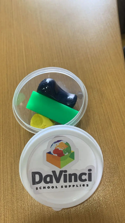 Kit 3 Stetros adaptadores cores sortida 1 pote plástico Da Vinci School Supplies