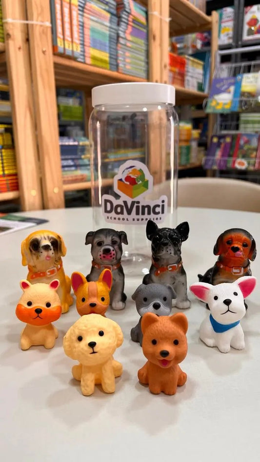 Fun Dogs Storage Jar Da Vinci School Supplies