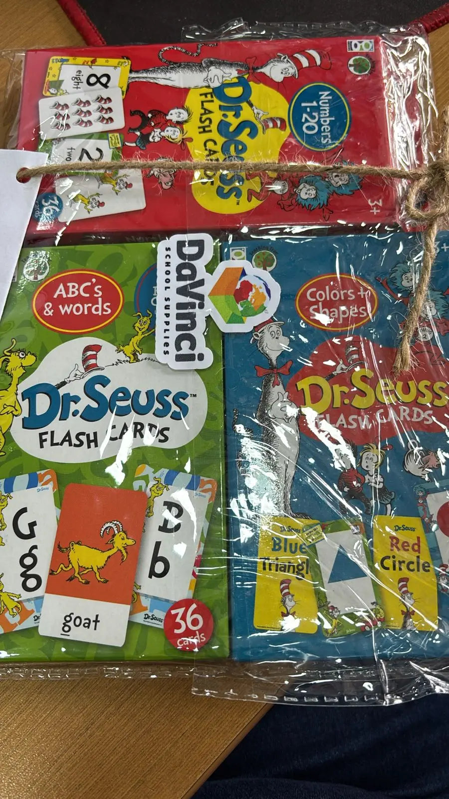 Kit Coleção Teacher Resource : Flash Cards Dr.Seuss Da Vinci School Supplies