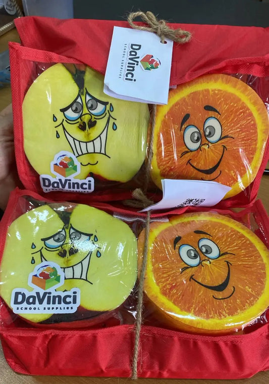 Kit Coleção Leitores : Apple & Orange Da Vinci School Supplies