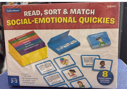 Read, Sort & Match Social-Emotional Quickies