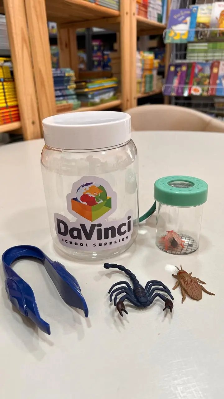 Bug Viewer Jar Teal - Bullseye's Playground Kit inseto Lupa e pinça Bullseye's Playground