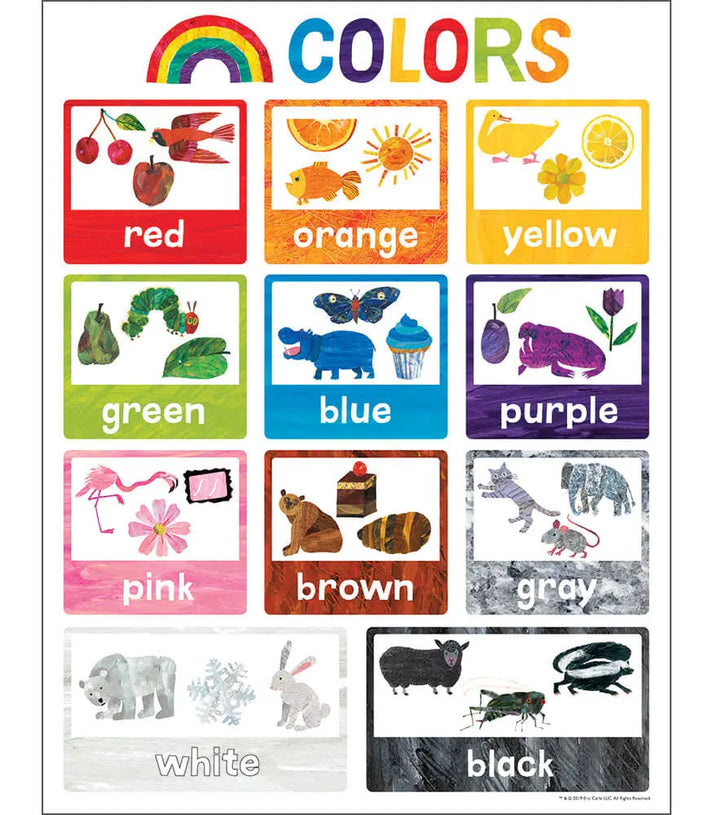 World of Eric Carle™ Colors Chart Grade PK-2 - Da Vinci School – Da ...