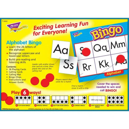Alphabet Bingo Game | Bingo do Alfabeto - Da Vinci School Supplies