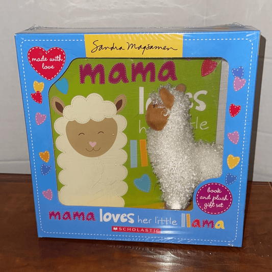 Mama Loves Her Little Llama - Kit Livro e Pelúcia