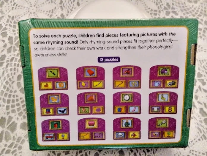 Rhyming Sounds Learning Puzzles