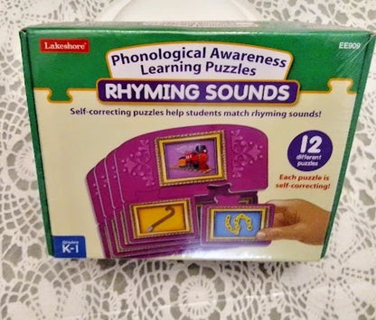 Rhyming Sounds Learning Puzzles