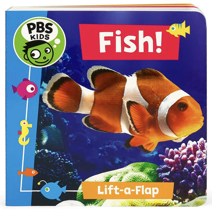 Fish! A PBS Kids Lift-a-Flap Board Book for Babies and Toddlers, Ages 1-4 Cottage Door Press