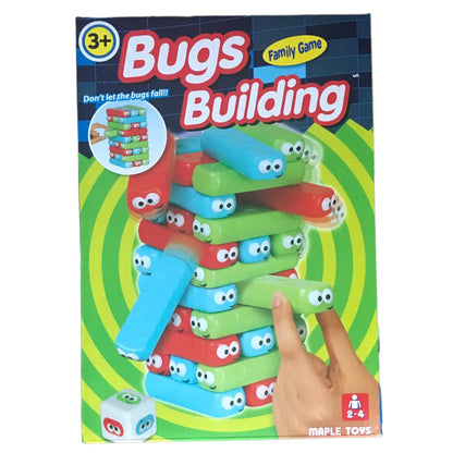 Bugs Building - Não Deixe os Insetos Caírem! - Jogo Maple Toys